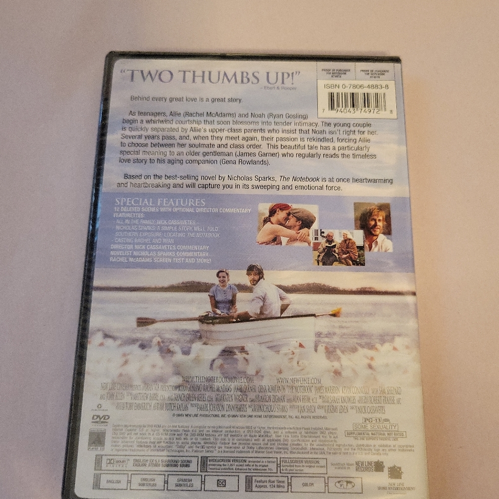 The Notebook DVD - Picture 2 of 2